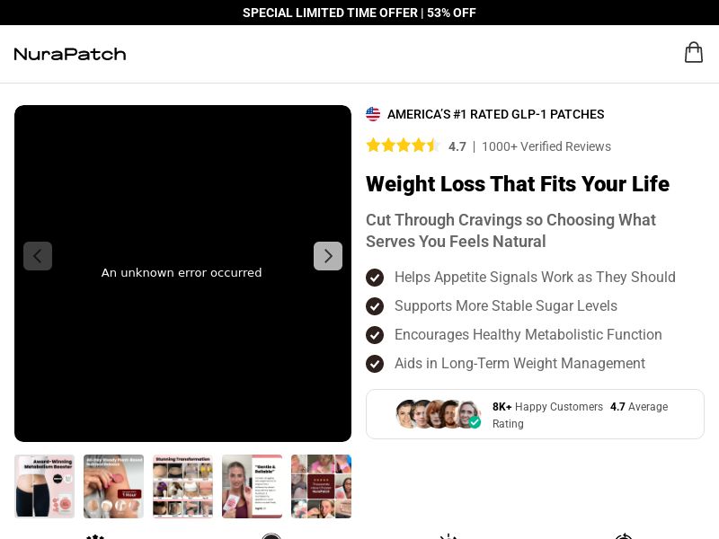 GLP-1 NuraPatch Producto