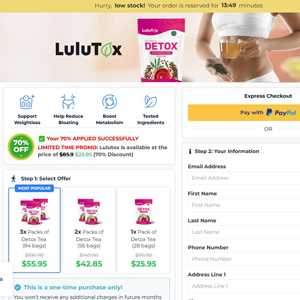 Lulutox Detox Tea